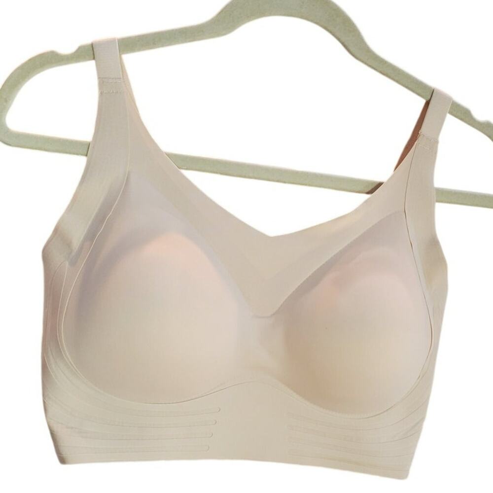 NWT ZenaLift Beige Wireless Comfort Bra 2XL